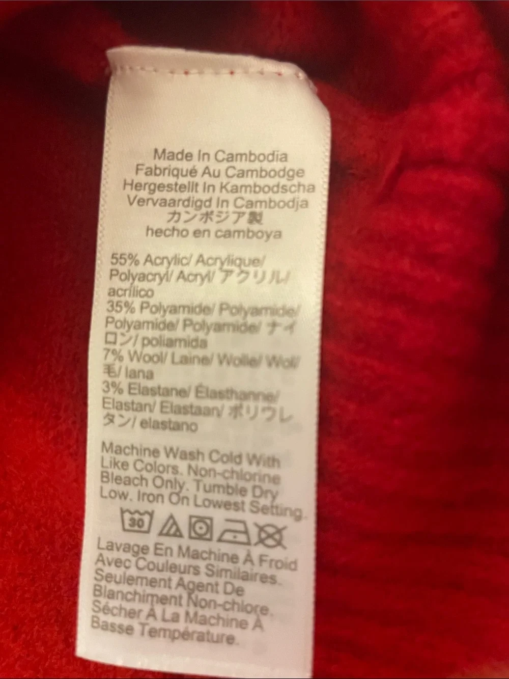 J. Crew women’s Red Crewneck Sweater- Large